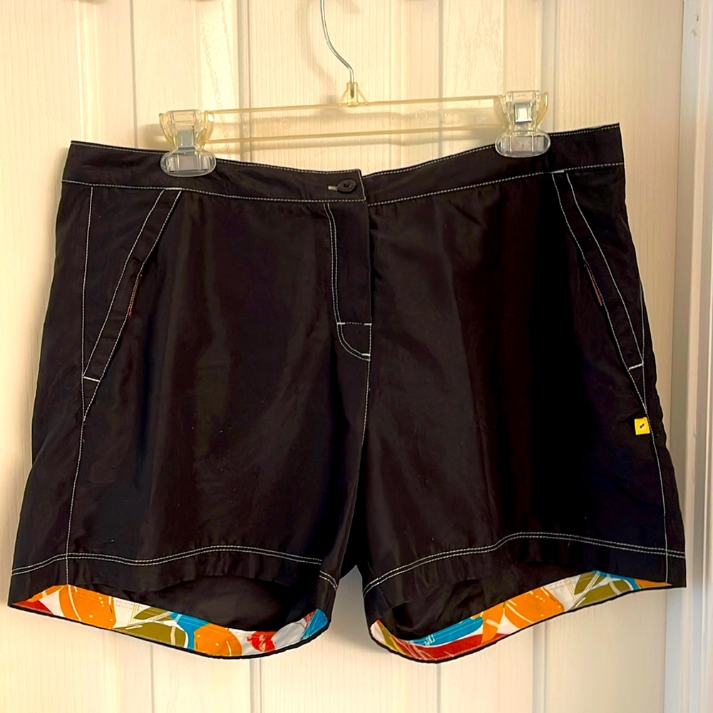 Women’s beach shorts.